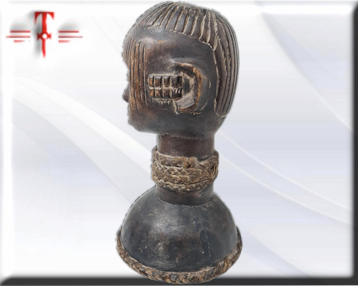 Afrikanische Fetischbüste, afrikanische Kunst, Kunstgalerie, handgefertigt