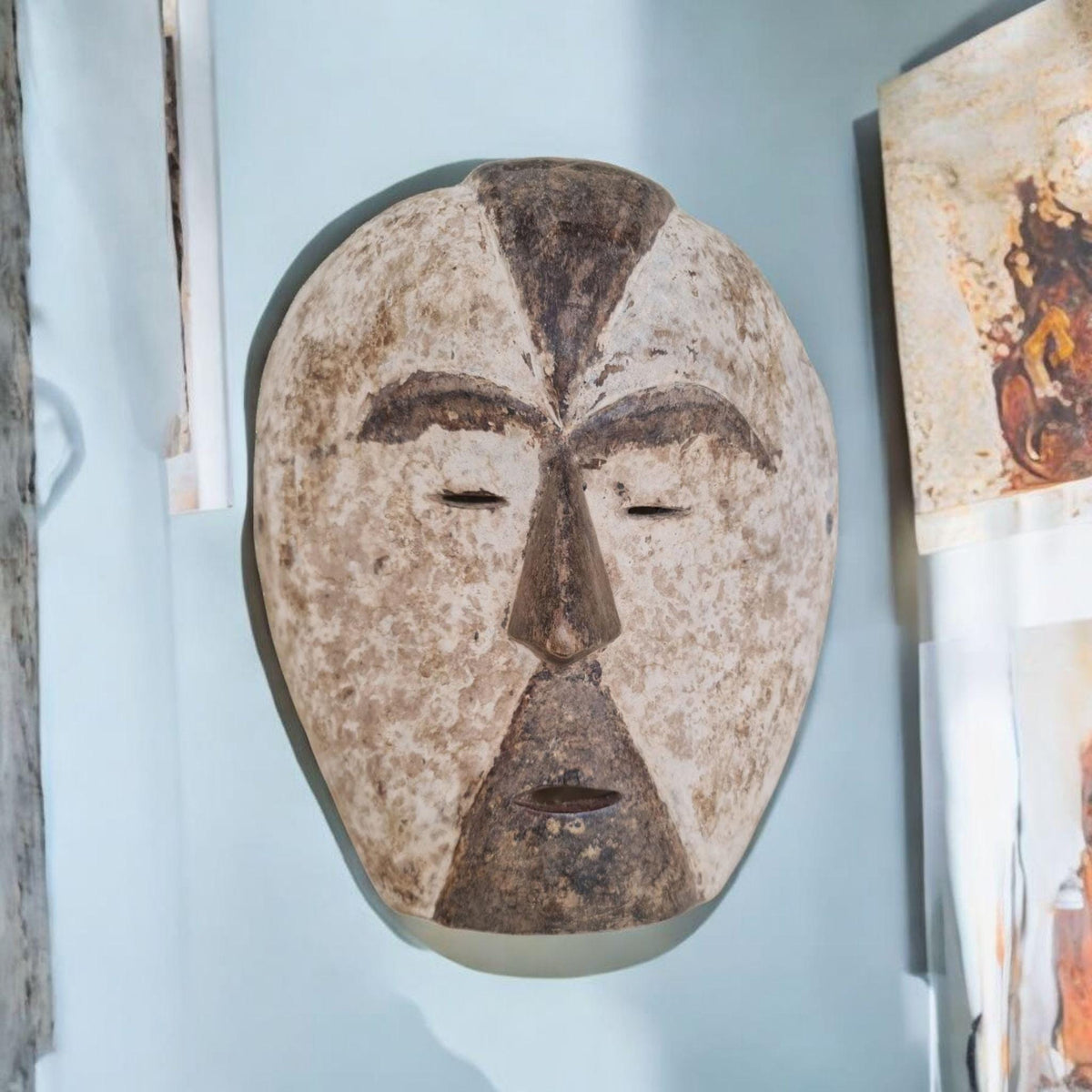 Ethnische Maske der Galoa (afrikanische Kunst aus Gabun) Ethnische Maske der Galoa (afrikanische Kunst aus Gabun)