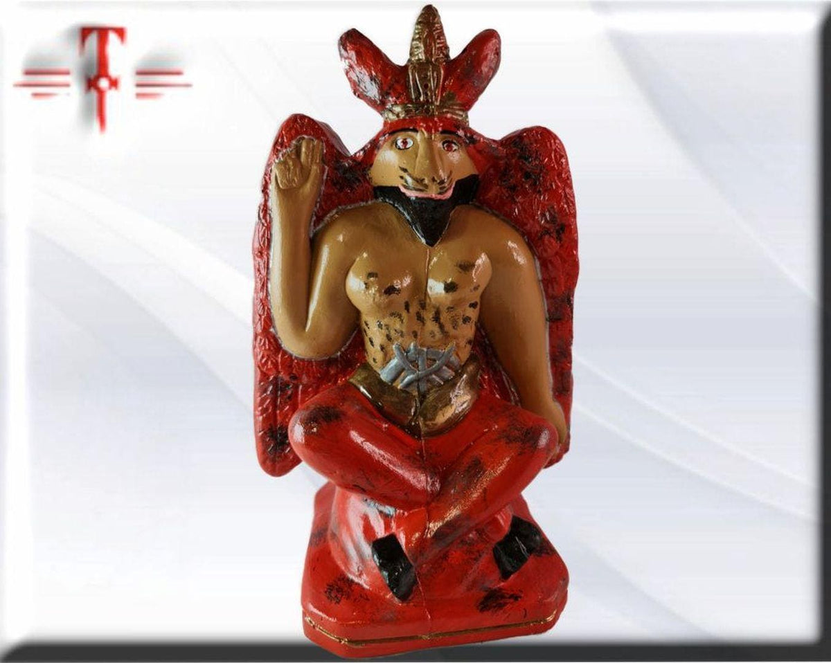 Exú Beelzebub Gipsfigur, Candomble, Kimbisa, Umbanda