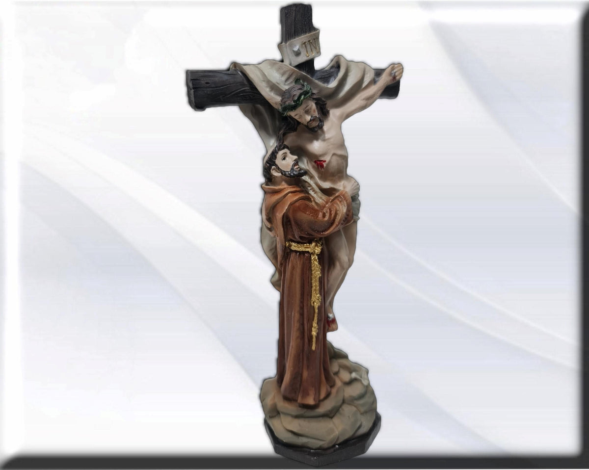 Christ with Saint Francis. Catholic Saints and Virgins, Religious products,