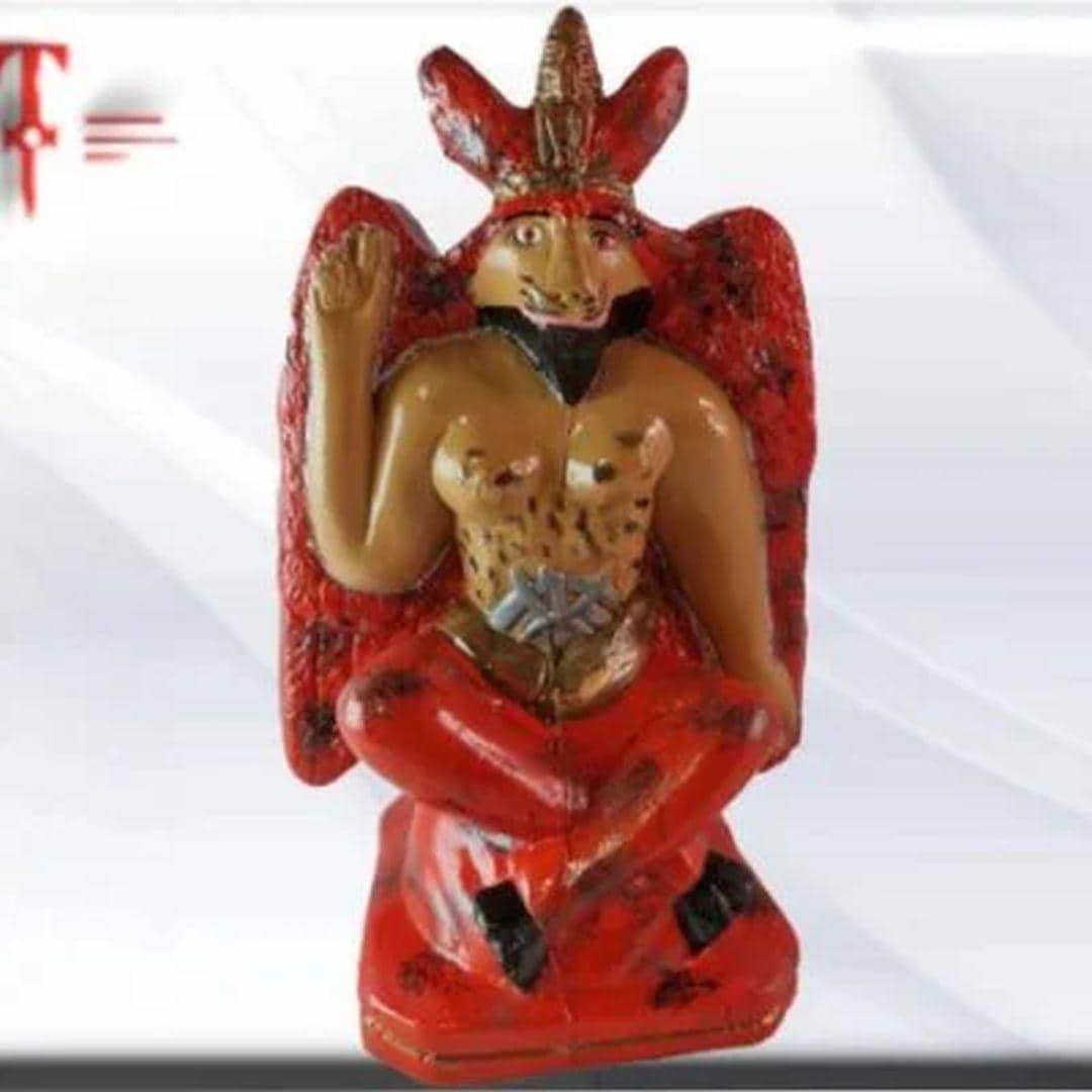 Exú Beelzebub Gipsfigur, Candomble, Kimbisa, Umbanda