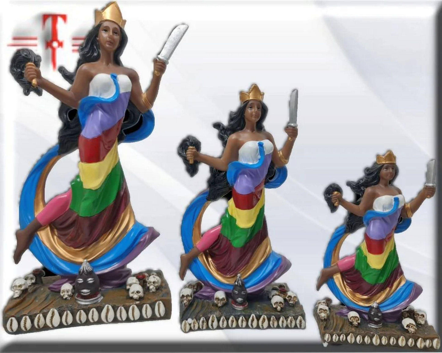 Mehrfarbige Orisha Oya, Santeria, Palo Mayombe, Voodoo