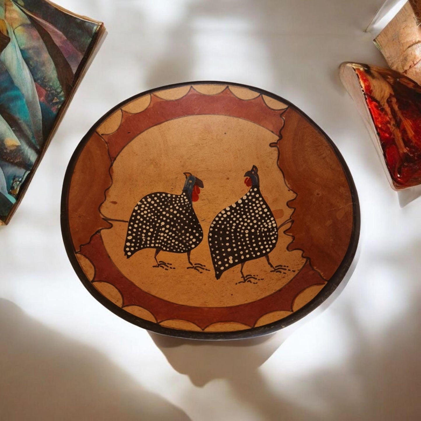 Tiefer Teller mit Bananenmotiv Afrikanische kunst, Kunstgalerie, Antiquitäten, Afrikanisches Kunsthandwerk