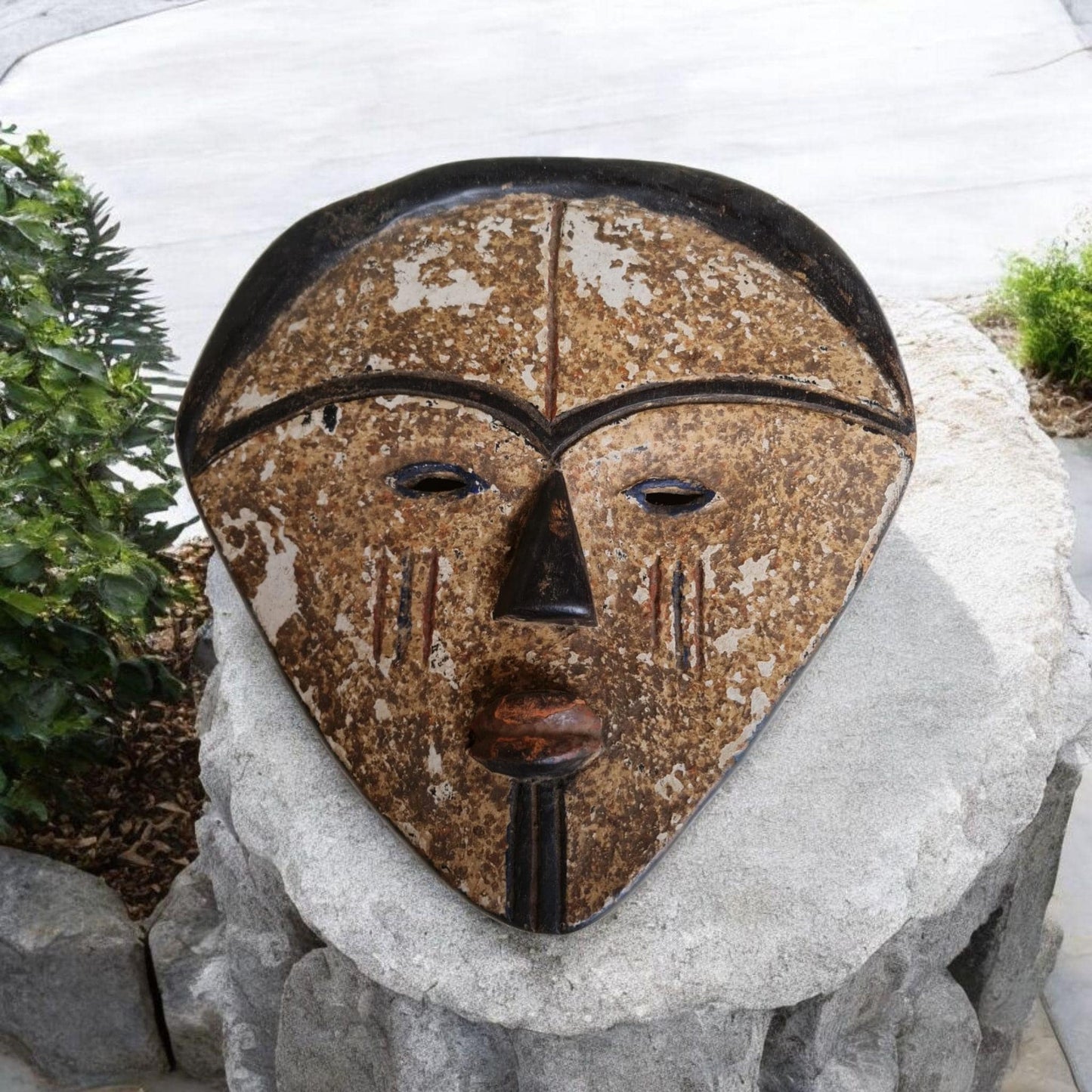 Dogon-Maske Mali, Afrikanisches Kunsthandwerk, Afrikanische Kunstgalerie, Antike