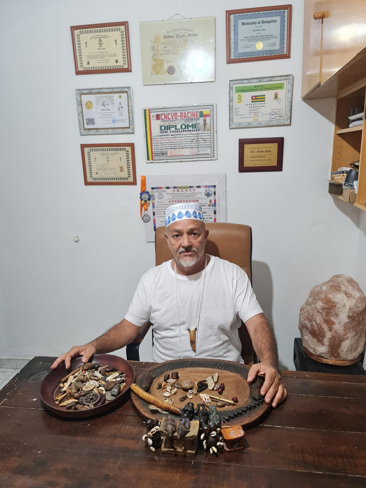 Afrikanische Orakelberatung, Hellsehen, Ifá-Wahrsagung, Hounnon, Bokono