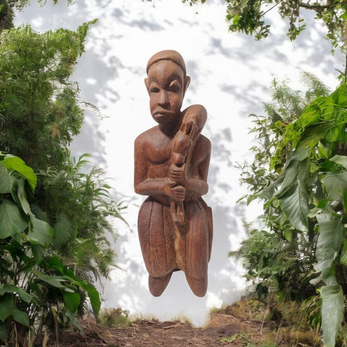 Afrikanischer Jägerfetisch, Afrikanische Kunst, Kunstgalerie, Handgefertigt