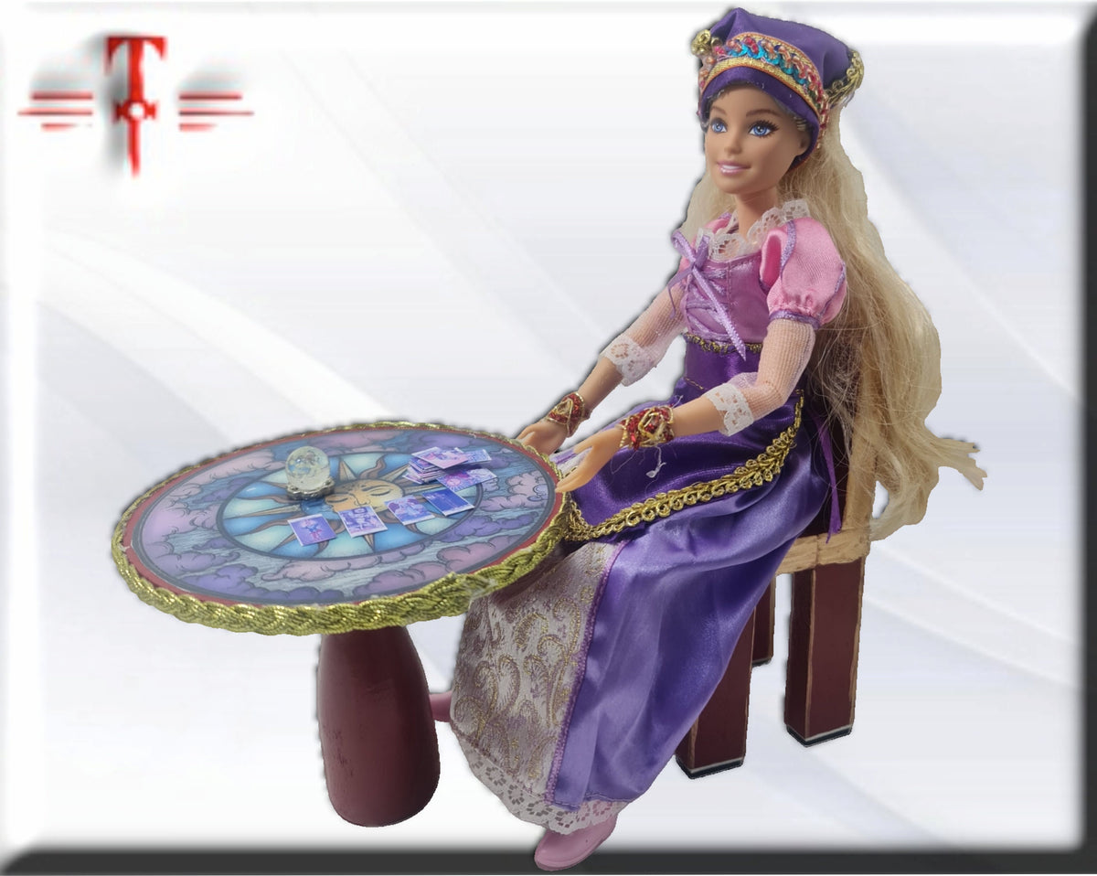 Muñeca Gitana tarotista, Zingara , vidente bola cristal , tarot , adivinacion