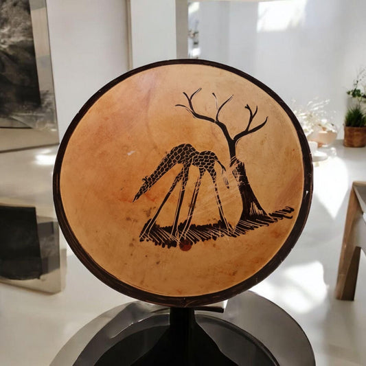 Plato Hondo con diseño Animales Piedra  Arte africano , Galería de Arte , antigüedad , Artesanía africana