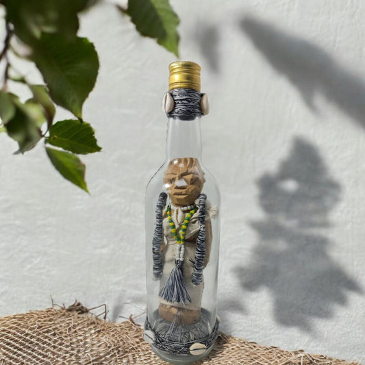 Ifá Zauberflasche, Schutz, spiritueller Fortschritt, Geheimnis und Kraft des afrikanischen Voodoo