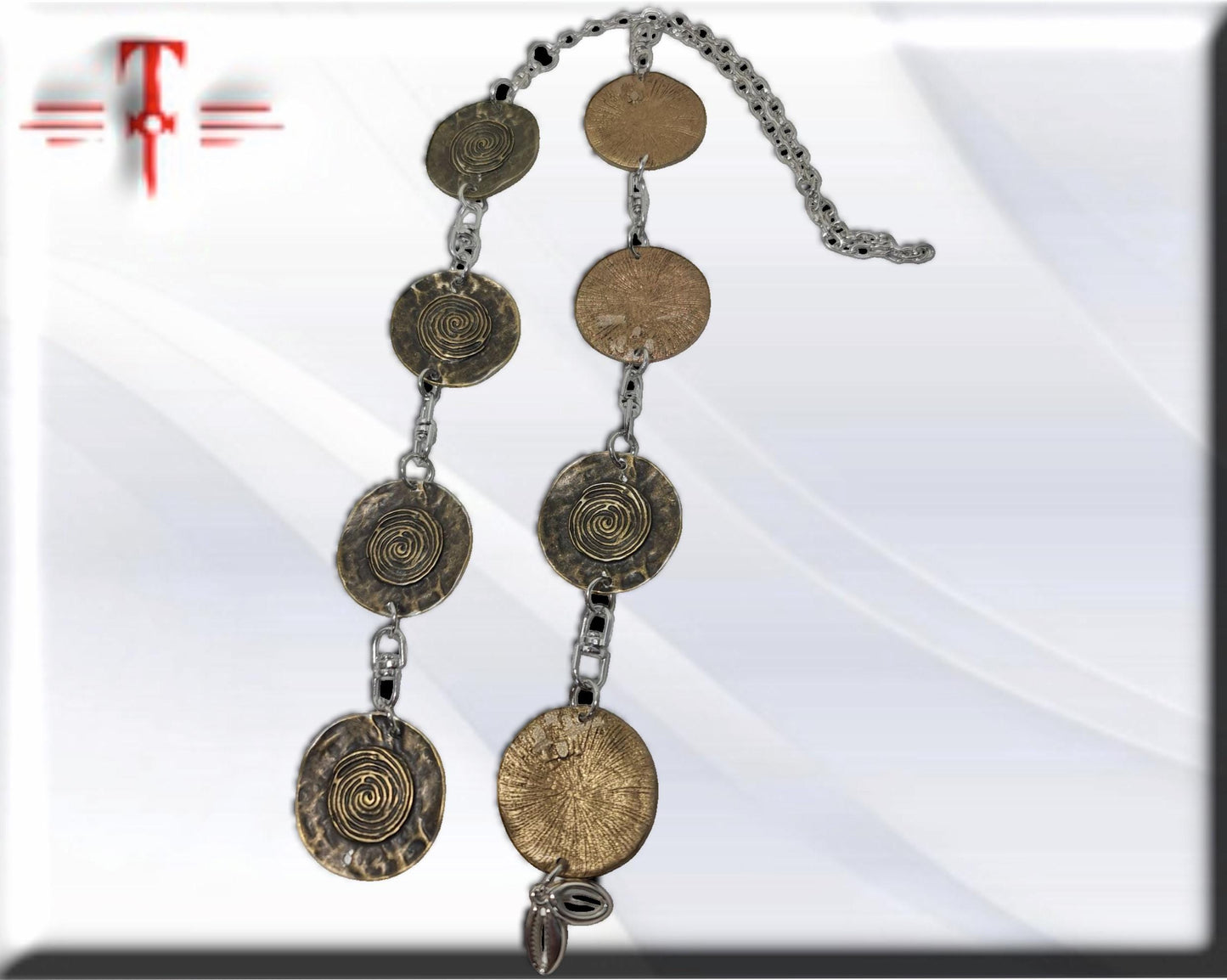 Ekuele Metallbronze Ekwele Opele von Orula Orunmila Ifá Santeria Weissagungsorakel Ifá