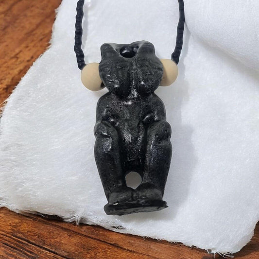 Egguns Zwillinge Schutzamulett Vodun ritualisierter Anhänger, Geheimnisse des Vodoun Fon, Kontakt mit den Egguns