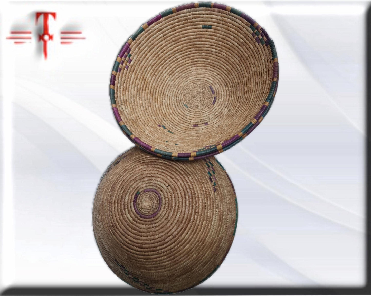 Handgefertigte Weidenkörbe, afrikanische Kunst, handgefertigt