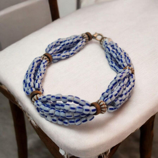Ildé Orisha Babalú Ayé, Streitkolben, Armband, Santeria-Armband, Heiligenschmuck