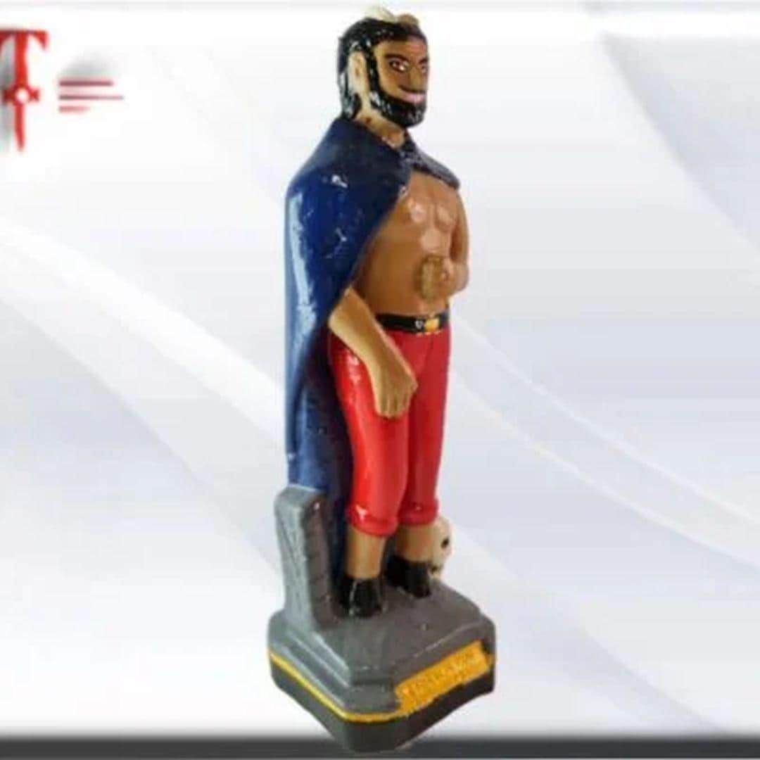 Exú Gipsfigur Tranca rua das almas, Candomble, kimbisa, Umbanda