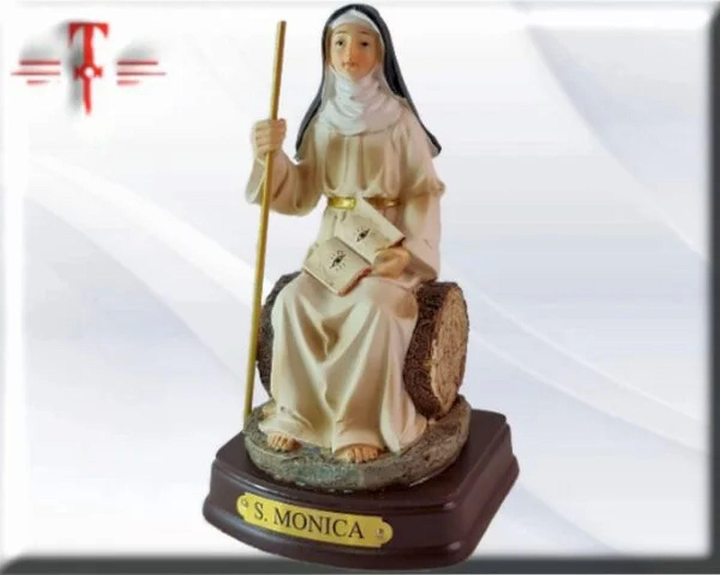Santa Monica. Katholische Jungfrauen und Heilige, religiöse Produkte