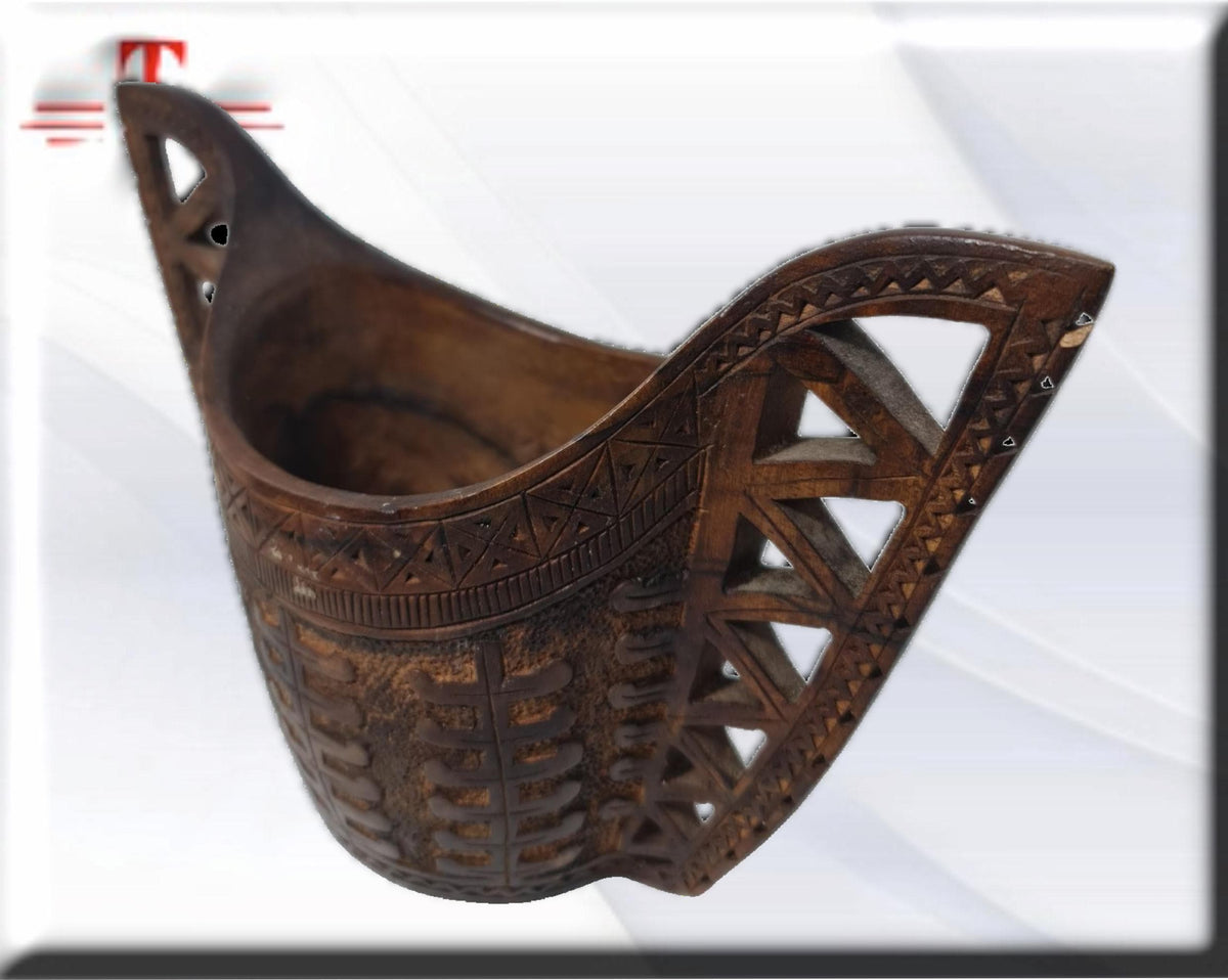 Holzkorb Afrikanische Kunst, Kunstgalerie, Antiquitäten, Afrikanisches Kunsthandwerk