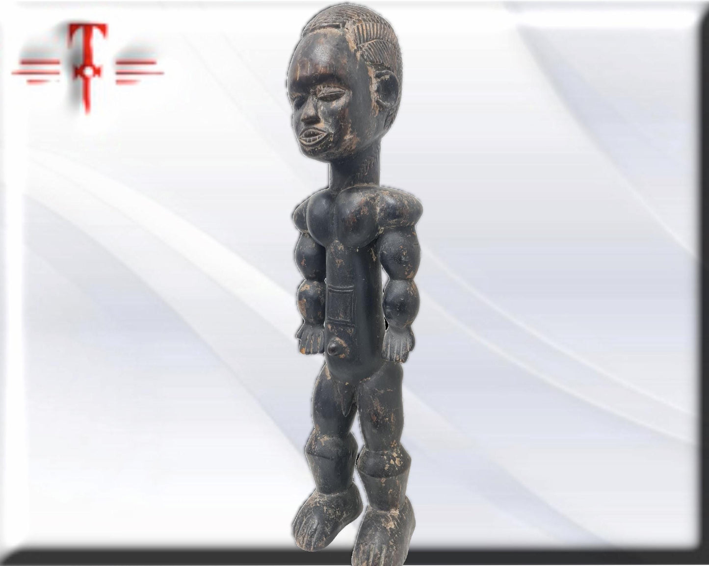 Fetiche Bakongo  Congo  Tribal  , arte Africano , Galería de arte , hecho a mano