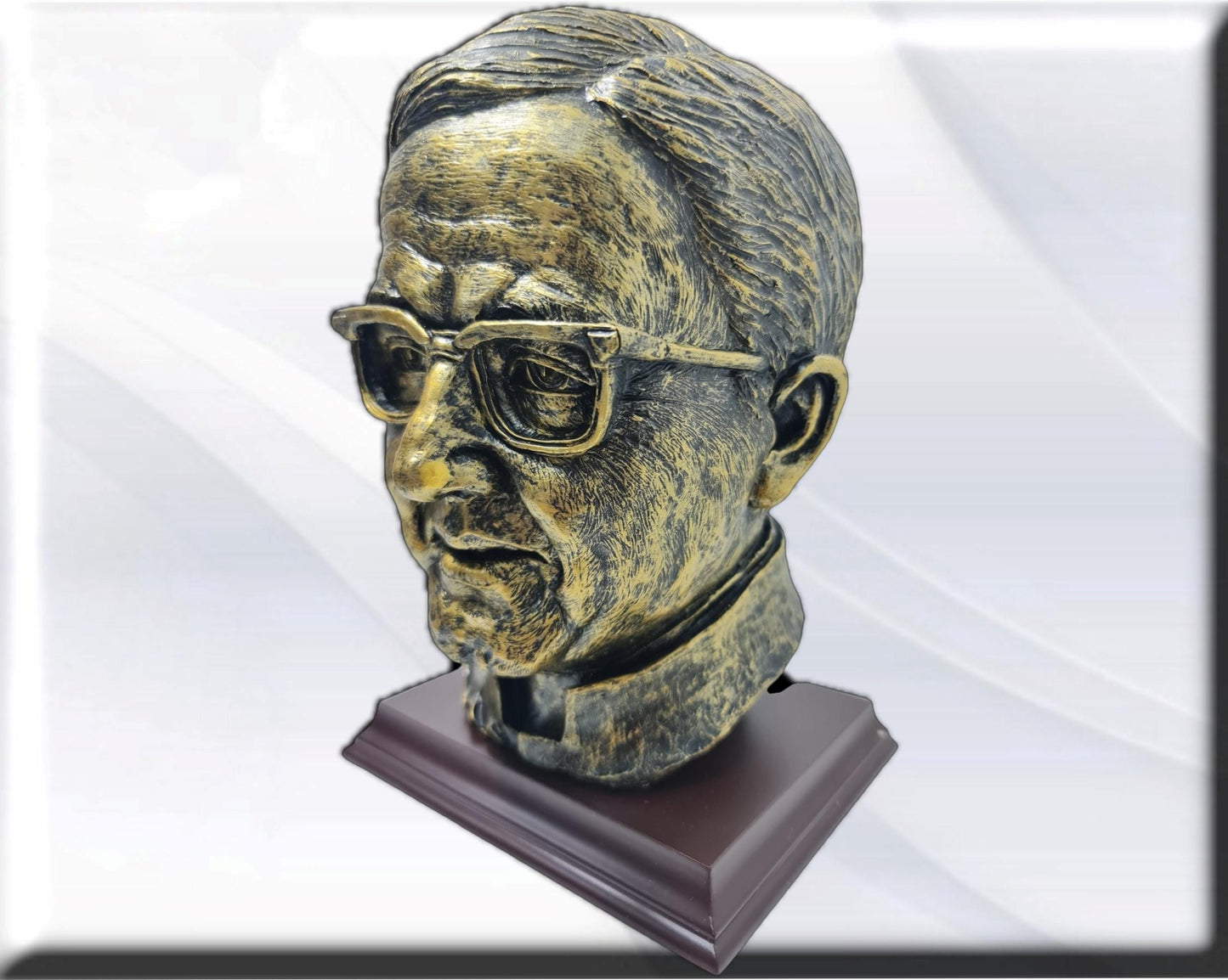 Estatua figura Busto San José María . Santos y vírgenes católicos, productos religiosos
