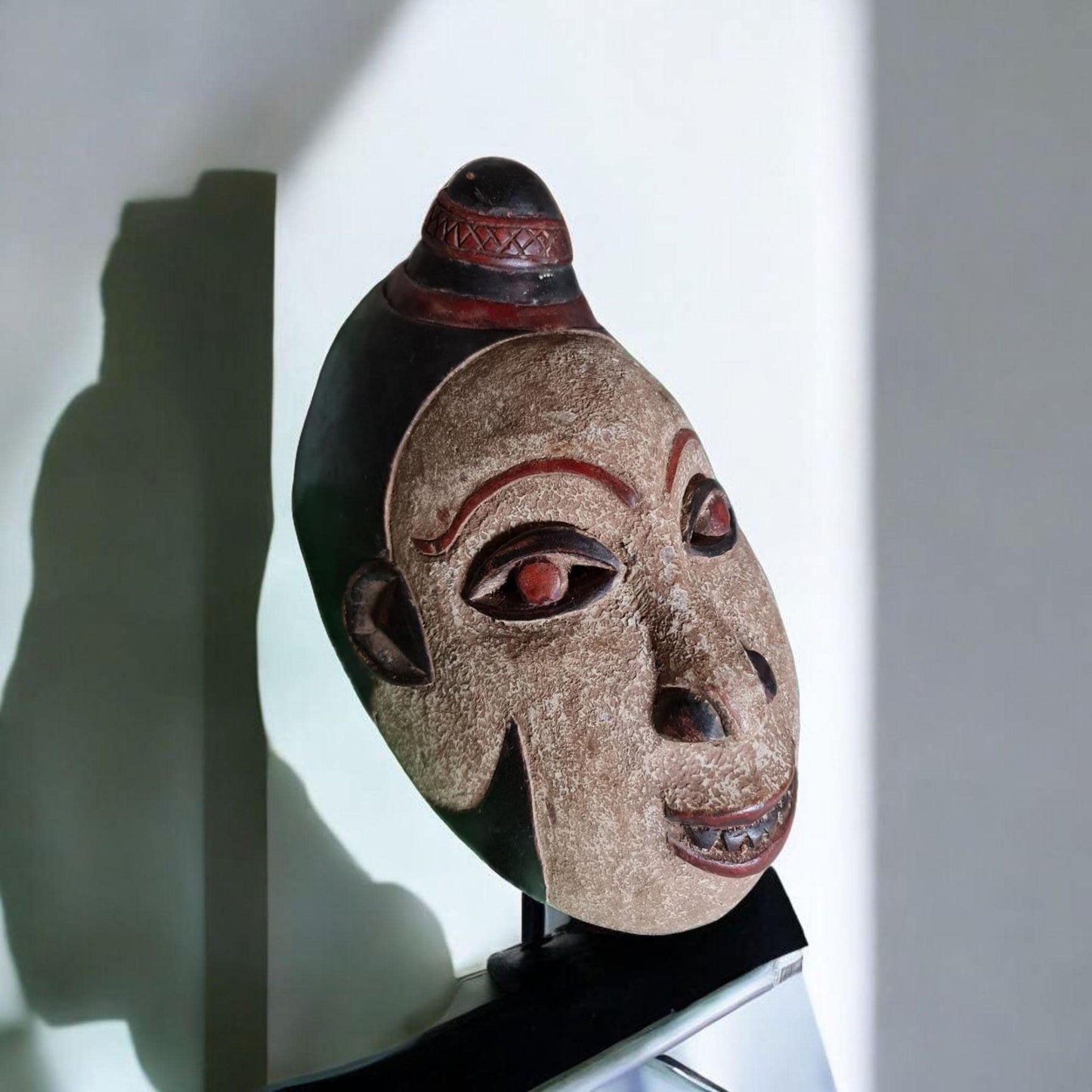 Alte Punu-Gabun-Maske afrikanische Kunst