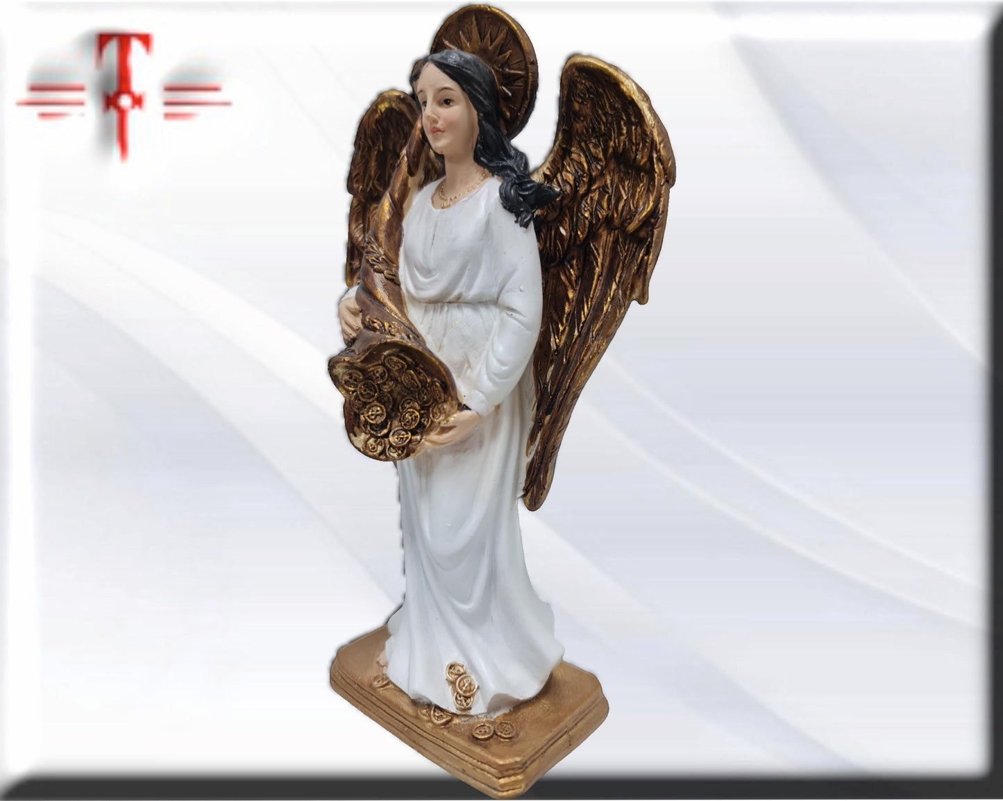 Engelgöttin des Glücks und des Überflusses, katholische Heilige und Jungfrauen, religiöse Produkte