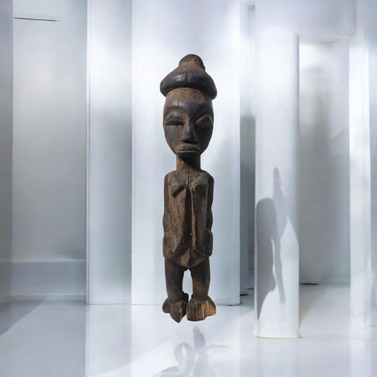 Antike afrikanische Statue, afrikanische Kunst, Vintage, handgefertigt
