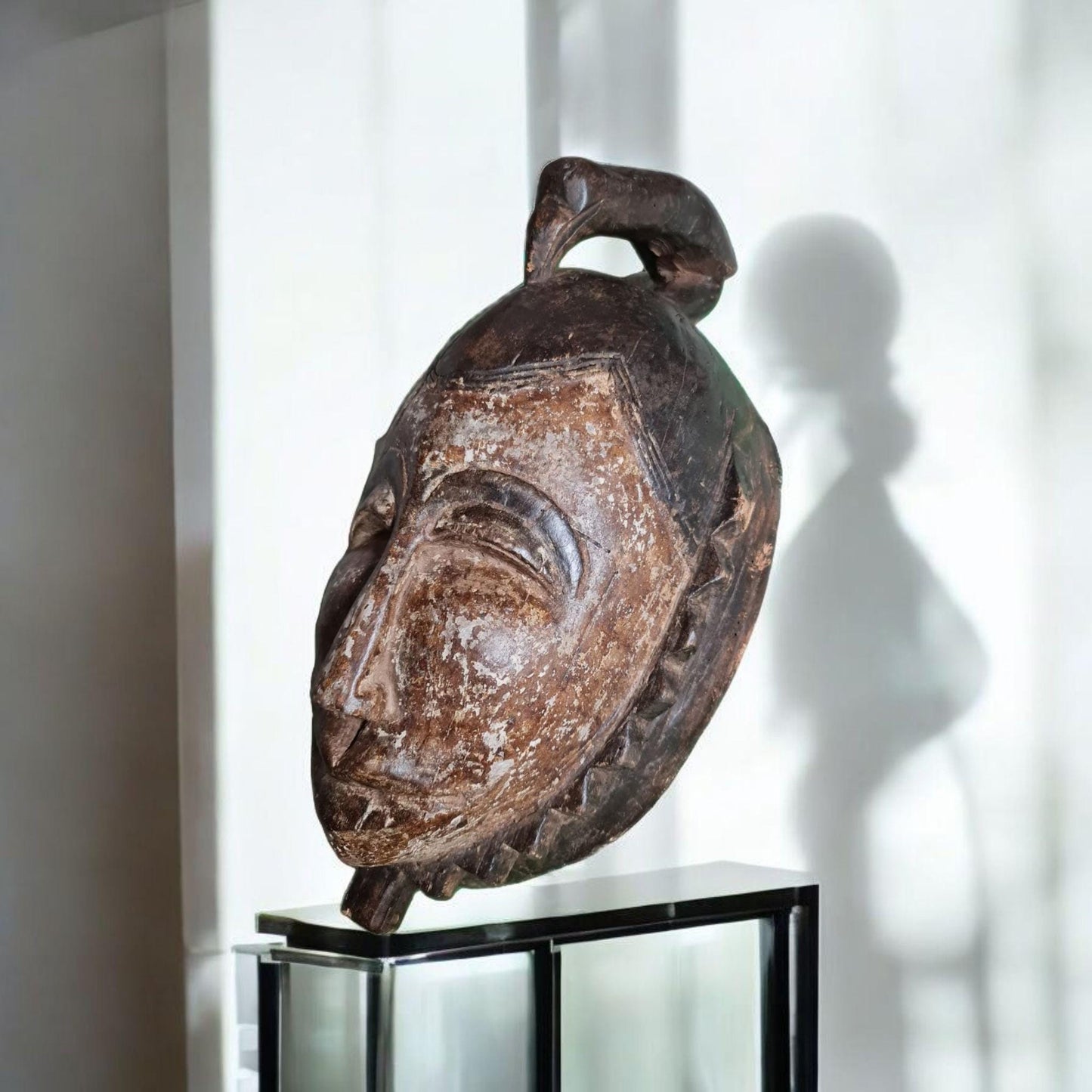 Antike Igbo-Maske, Nigeria, afrikanische Kunst