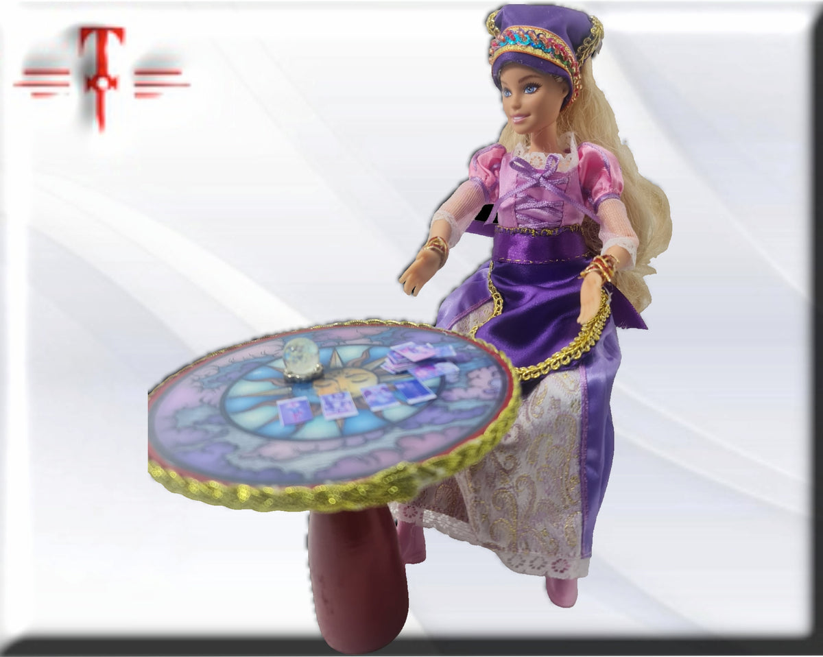 Muñeca Gitana tarotista, Zingara , vidente bola cristal , tarot , adivinacion