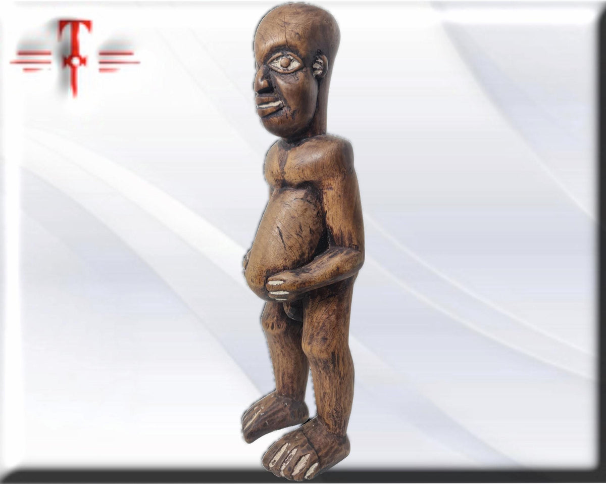Fetiche Magbetu  Congo Tribal  , arte Africano , Galería de arte , hecho a mano