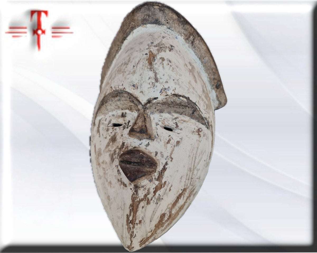 Máscara Galoa  Gabon  Galería arte , antigüedad , artesanías africanas