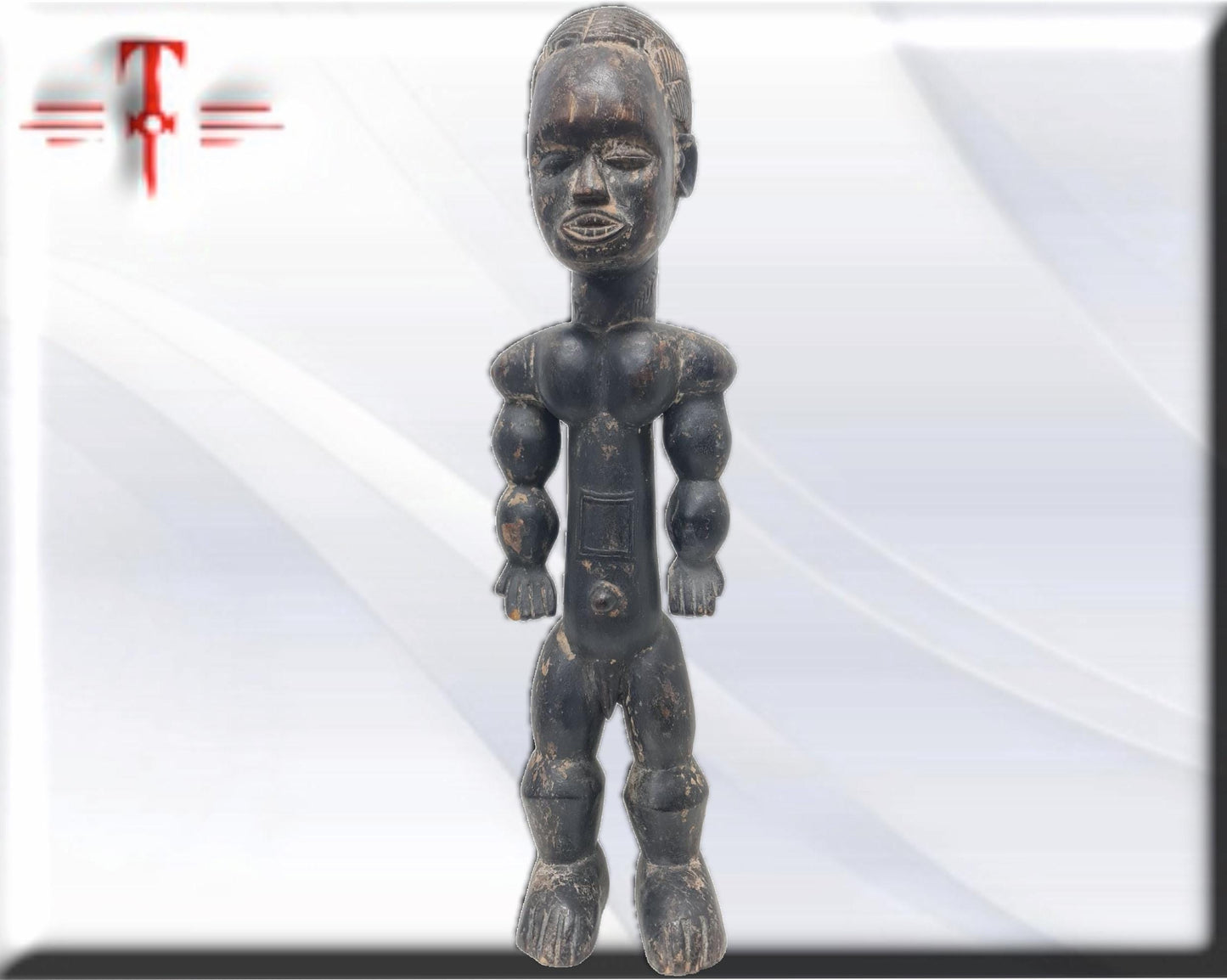 Fetiche Bakongo  Congo  Tribal  , arte Africano , Galería de arte , hecho a mano