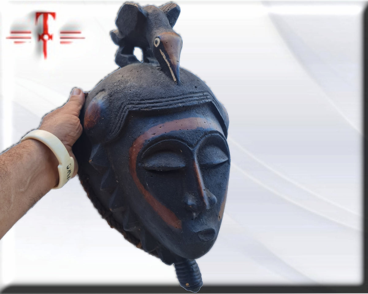 Baule C. Elfenbeinmaske (afrikanische Kunst) Kunstgalerie - vodun