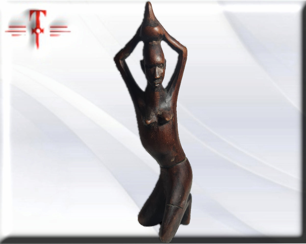 estatuillas  mujer africana , arte y decoración africana