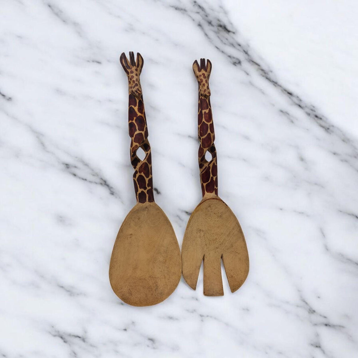 Salatschüssel aus Holz mit Tieren, afrikanische Kunst, Kunstgalerie, Antiquitäten, afrikanisches Kunsthandwerk