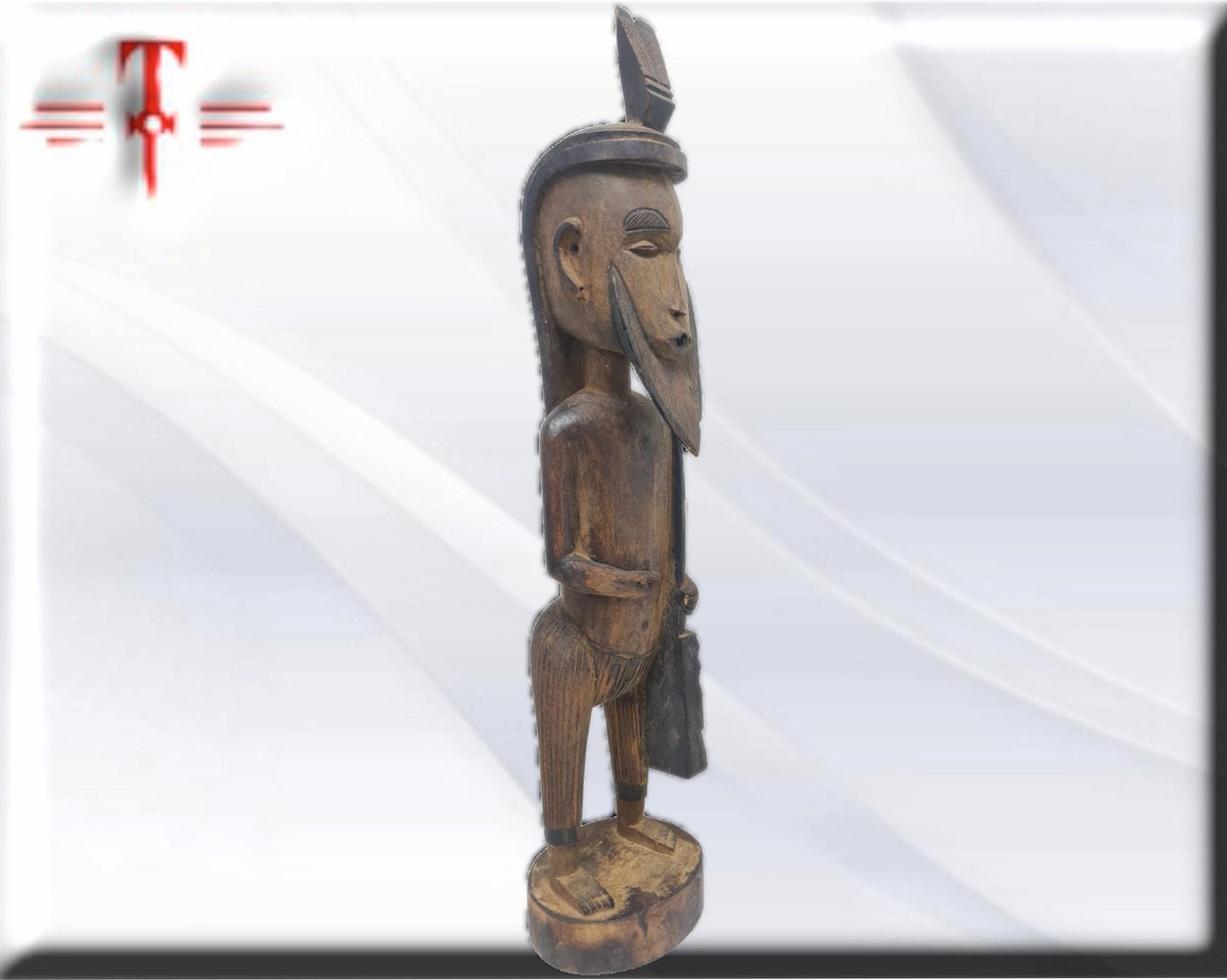 Mali Messenger Fetisch Statue, Afrikanische Kunst, Kunstgalerie, Antike