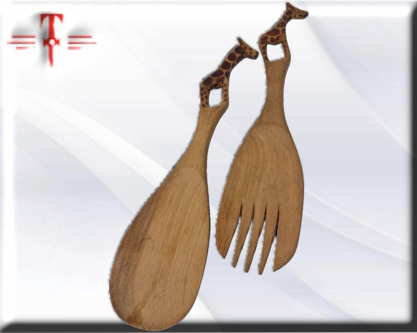 Salatschüssel aus Holz mit Tieren, afrikanische Kunst, Kunstgalerie, Antiquitäten, afrikanisches Kunsthandwerk