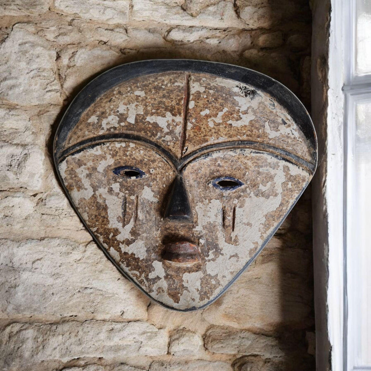 Dogon-Maske Mali REF:116, Afrikanisches Kunsthandwerk, Afrikanische Kunstgalerie, Antike