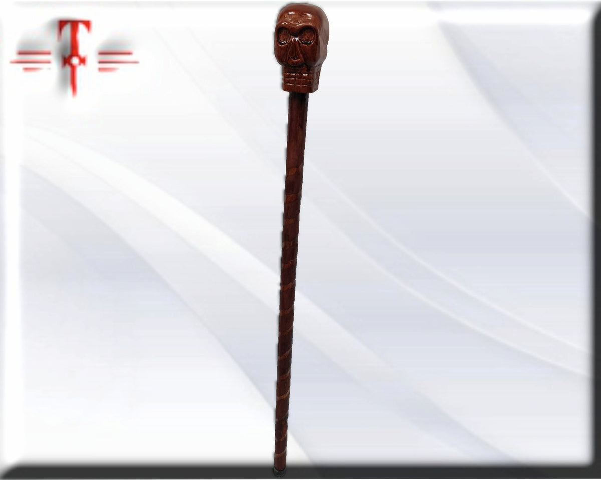 Eggun trägt Stab mit Totenkopf, Santeria, Palo Mayombe, Voodoo