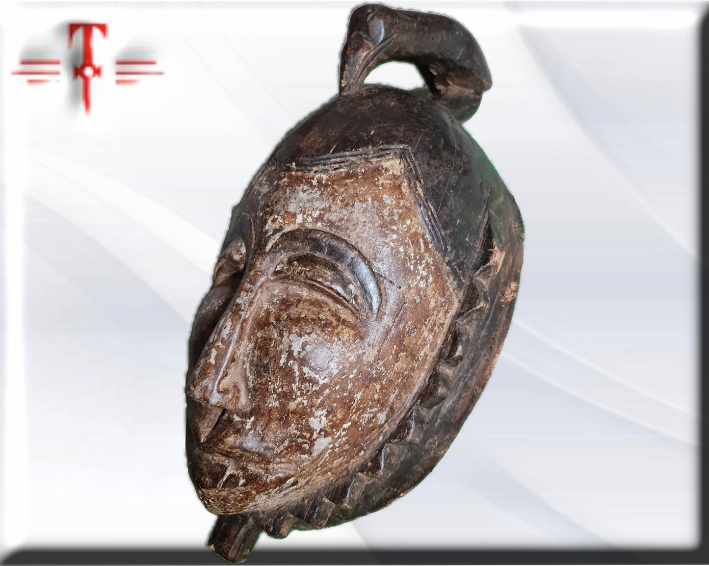 Antike Igbo-Maske, Nigeria, afrikanische Kunst