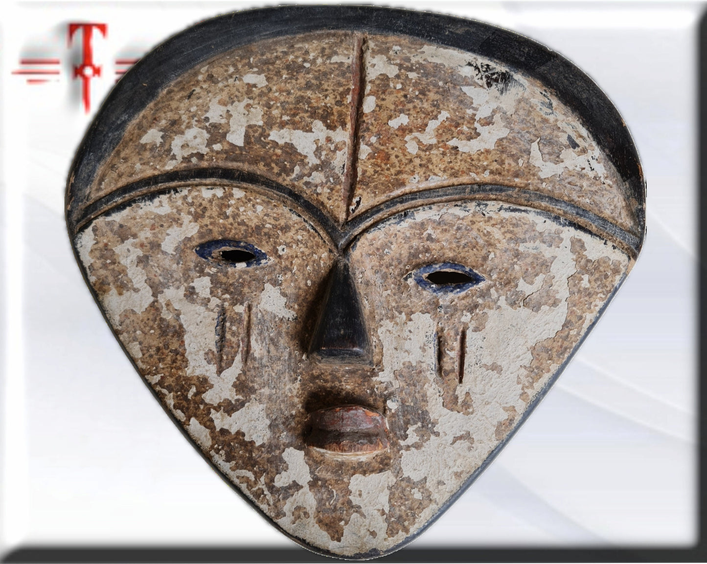 Dogon-Maske Mali REF:116, Afrikanisches Kunsthandwerk, Afrikanische Kunstgalerie, Antike