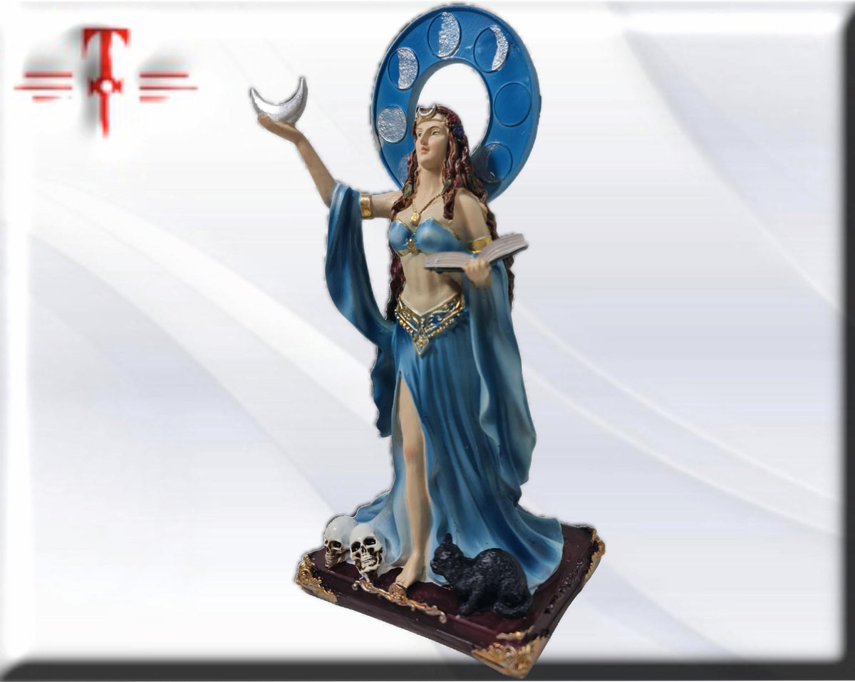 Aradia-Statue, mythologische Götter, esoterische und religiöse Gegenstände, handbemalt