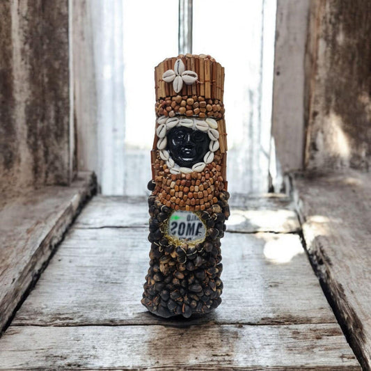 Vodoun Magic Bottle – Geheimnis und Schutz und spirituelle Entwicklung, Fon, Yoruba, Santeria, Palo Mayombe.