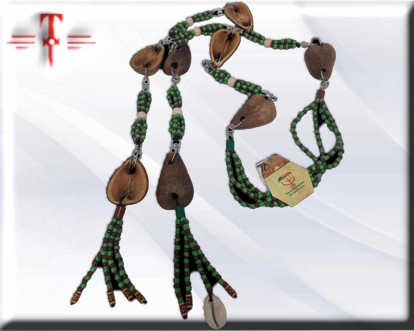 Afrikanisches Yoruba-Labyrinth-Ekuele, Ifá-Samen, Opele-Egbere. Santeria Babalawo