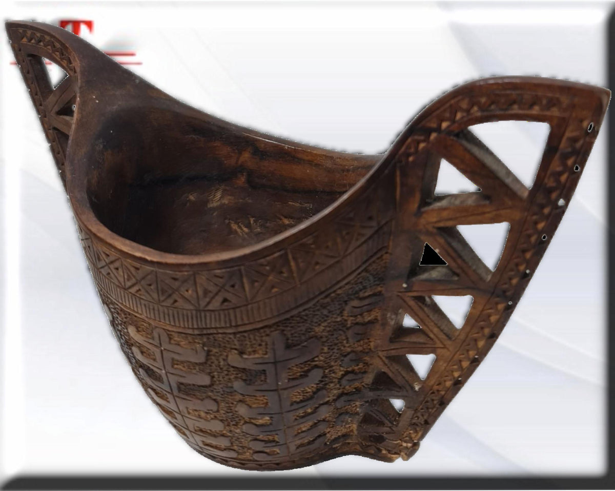 Holzkorb Afrikanische Kunst, Kunstgalerie, Antiquitäten, Afrikanisches Kunsthandwerk