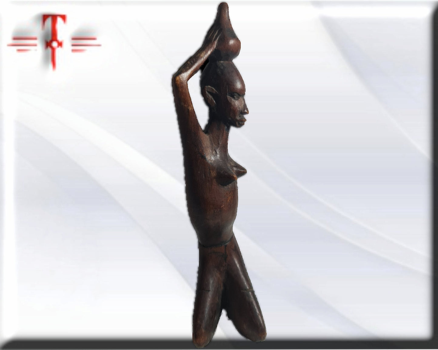estatuillas  mujer africana , arte y decoración africana