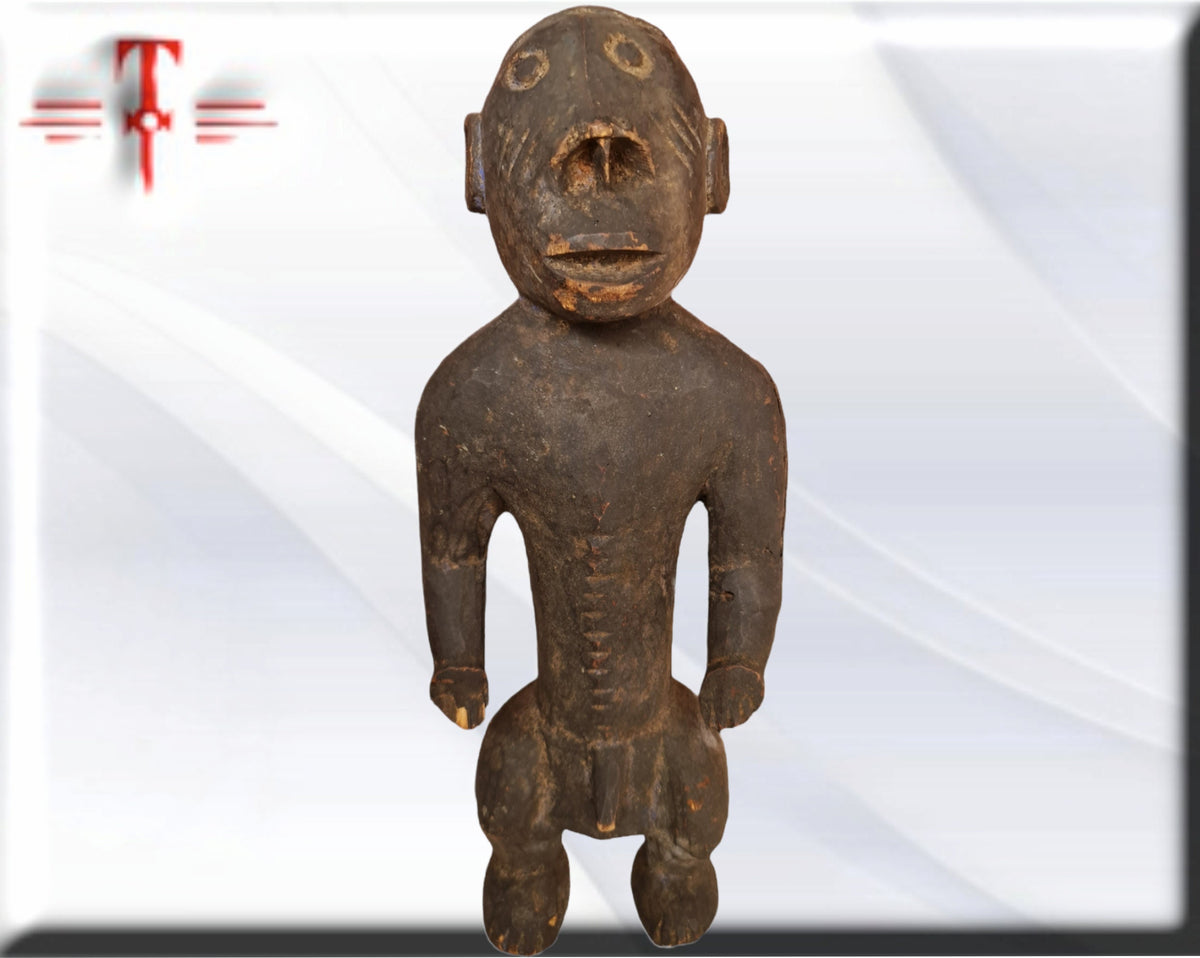 Fetiche Bakongo  Congo  Ref: 109 Tribal  , arte Africano , Galería de arte , hecho a mano