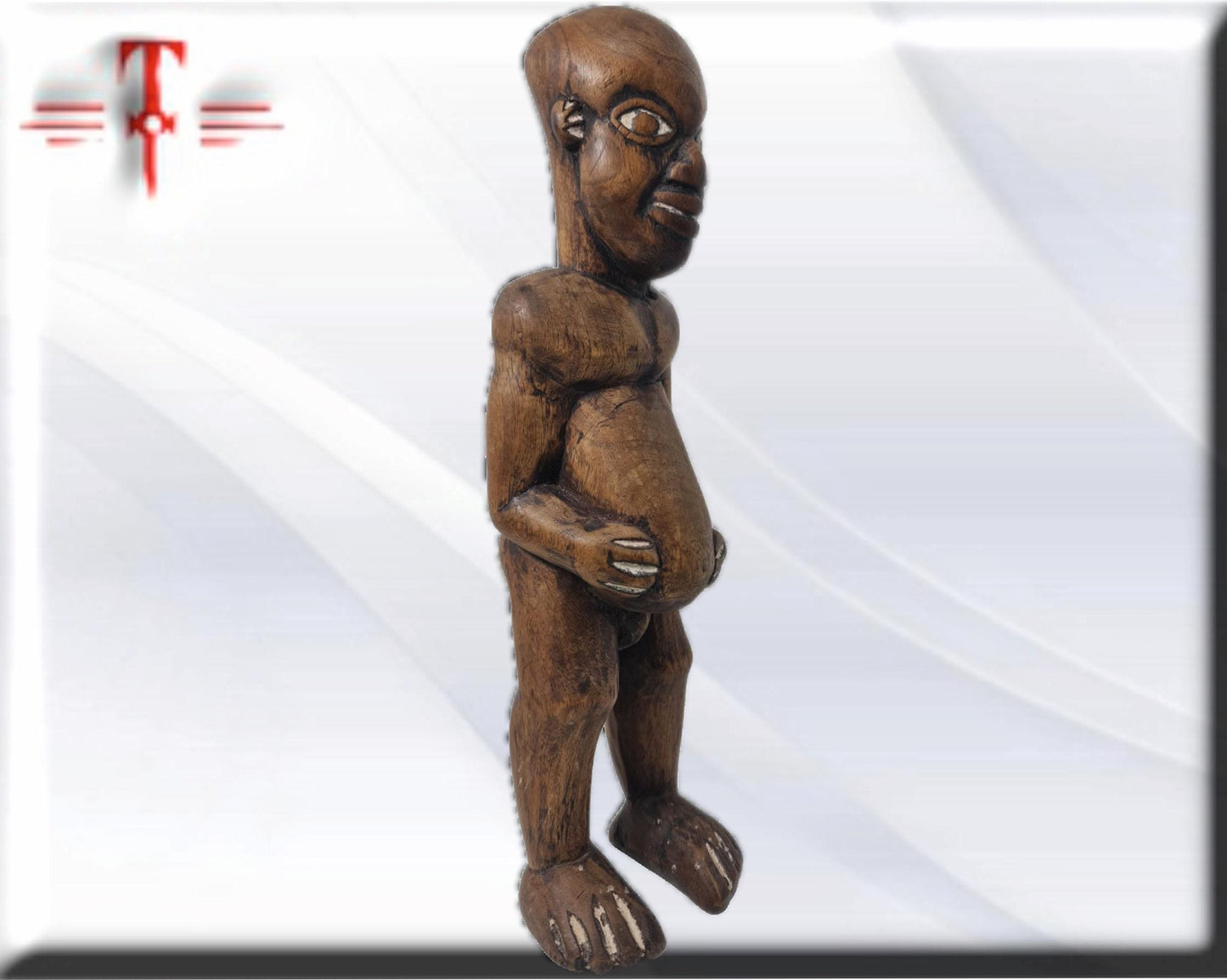 Fetiche Magbetu  Congo Tribal  , arte Africano , Galería de arte , hecho a mano