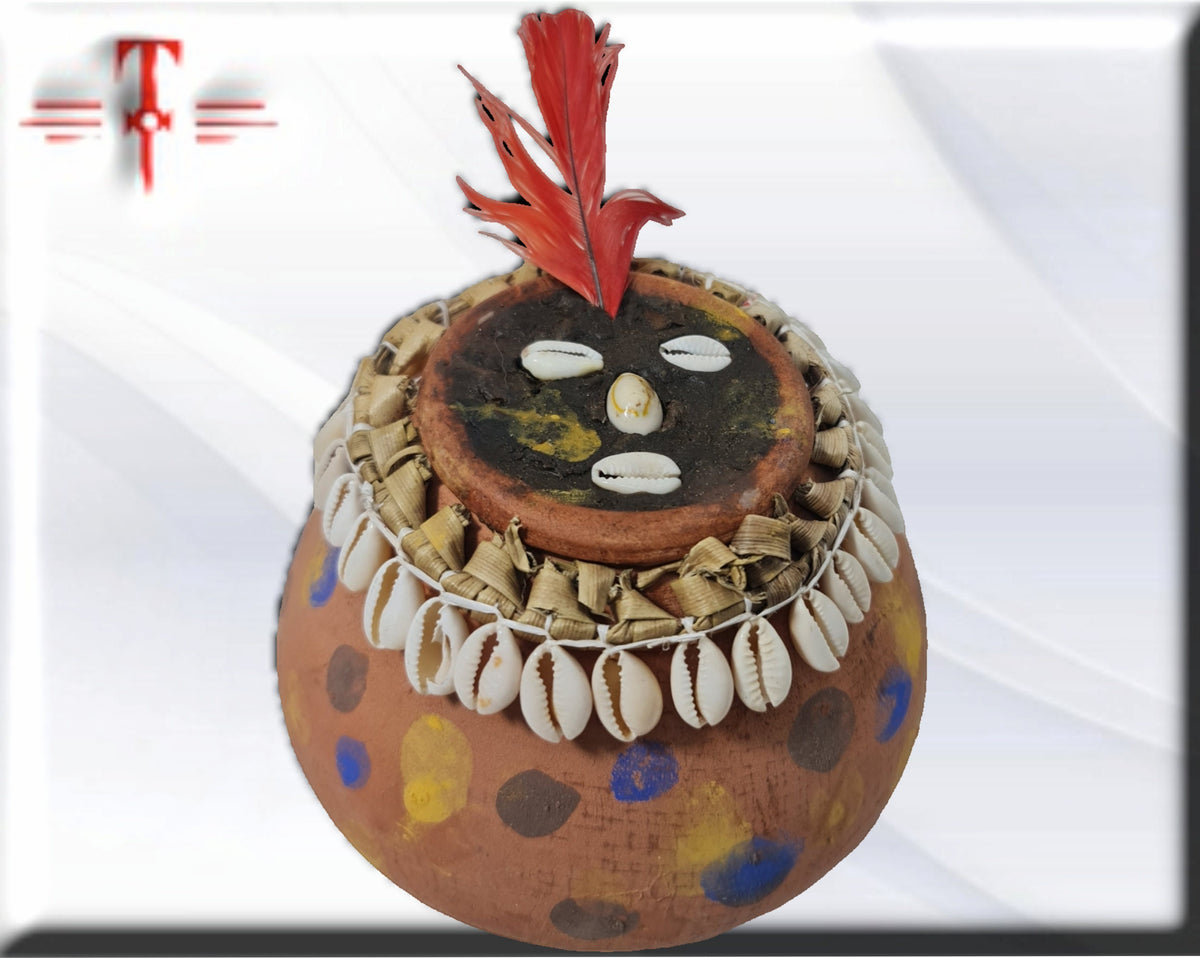 Aƒe takpɔnu-Schutz für Zuhause und Familie, afrikanisches Amulett, Geheimnisse von Vodun