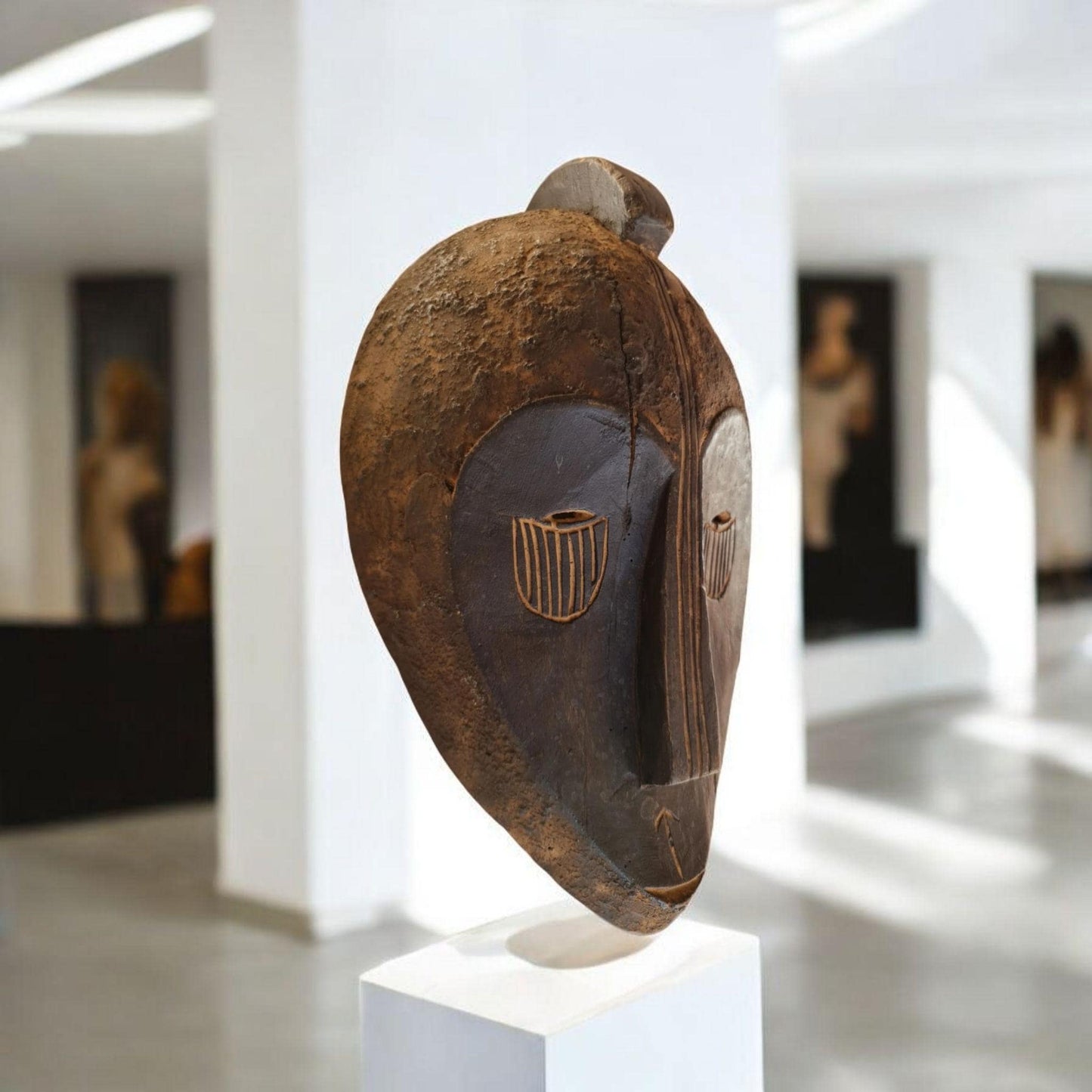 Mangbetu-Maske Kongo, afrikanische Kunst, Kunstgalerie, Antike