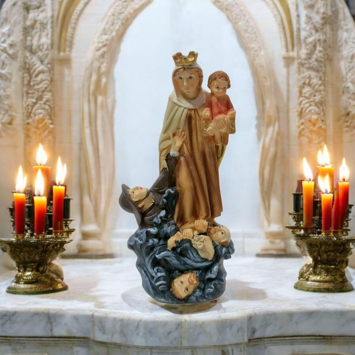 Virgen del Carmen marinera , Santos y Vírgenes católicos , productos Religiosos