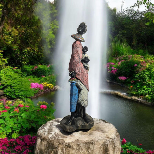 Mujer africana  , decoración africana